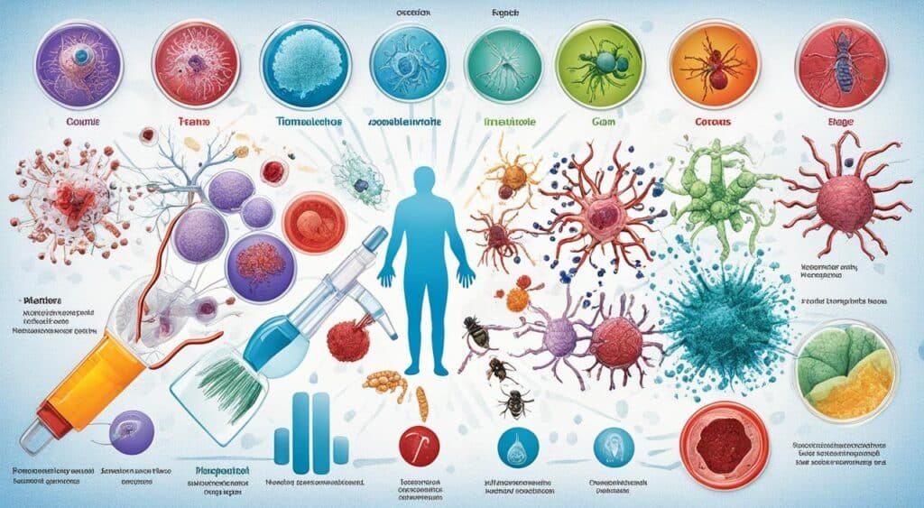 types of infectious diseases