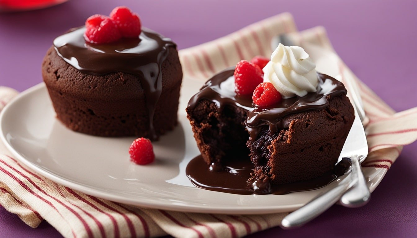 Microwave Chocolate Lava Cakes