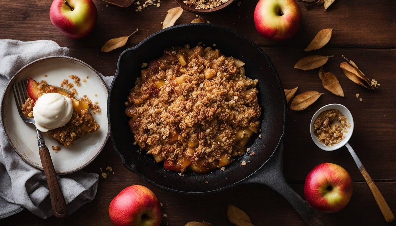 skillet apple crisp